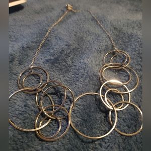 Silver Circles Necklace